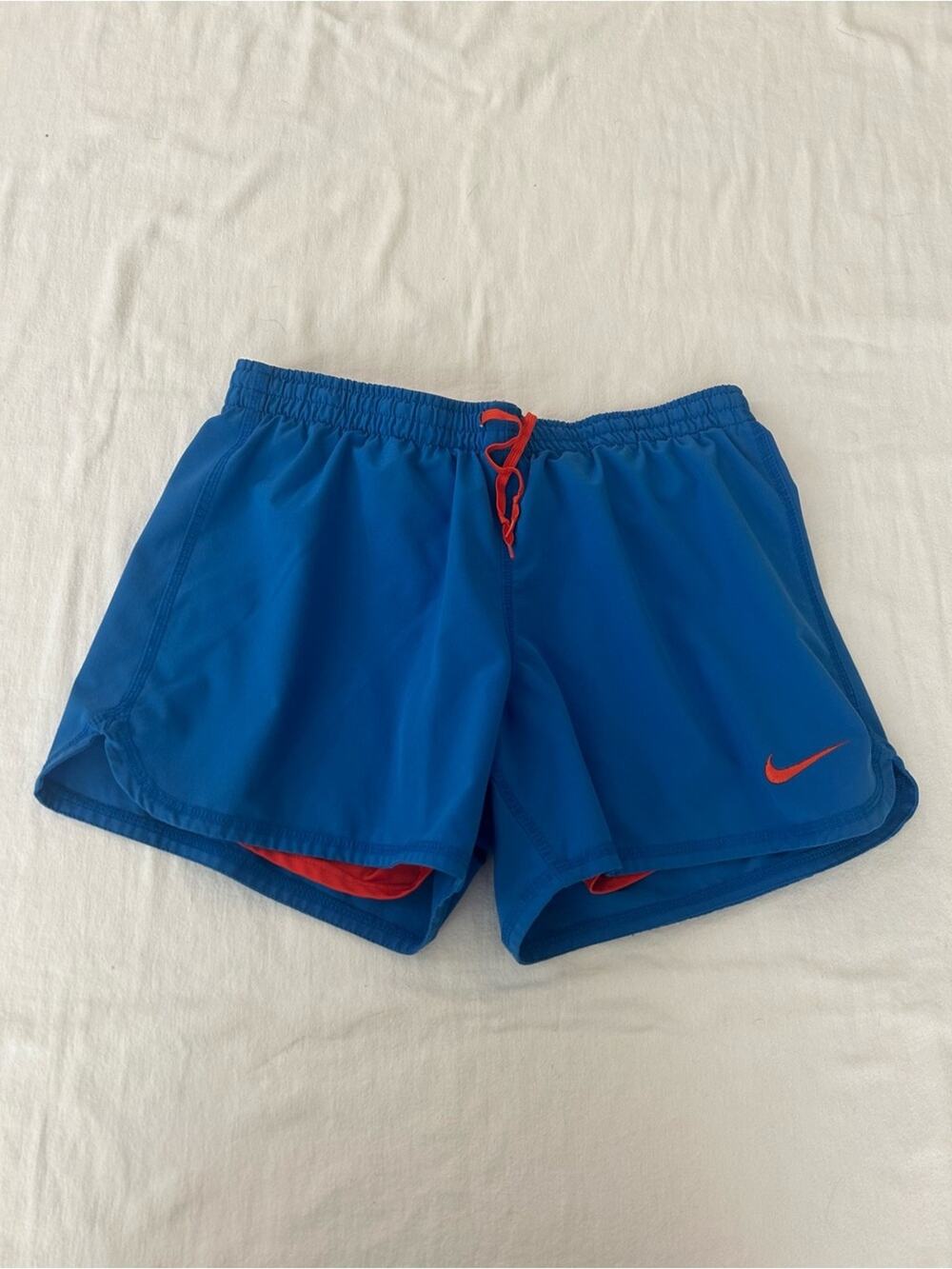 Nike Dri Fit Women’s Small Blue Running Shorts Built In Liner Athletic